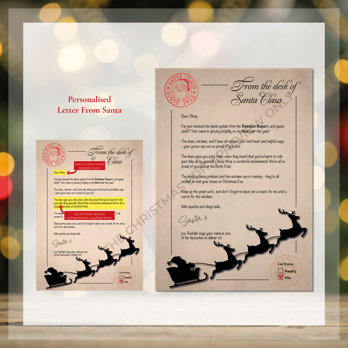 Personalised Christmas Magic Bundle | Digital Download